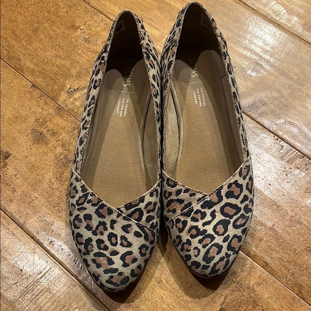 TOMS Leopard Print Women's Flats